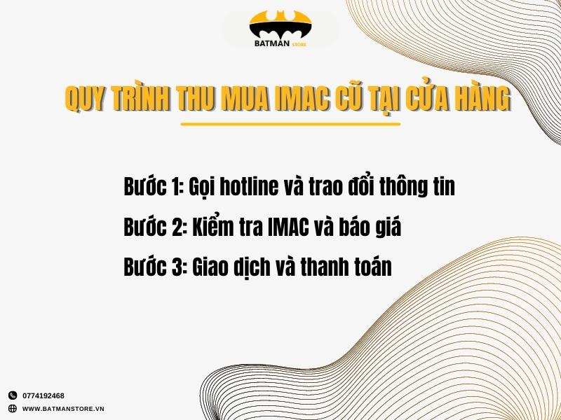 Quy trình thu mua IMAC cũ tại cửa hàng